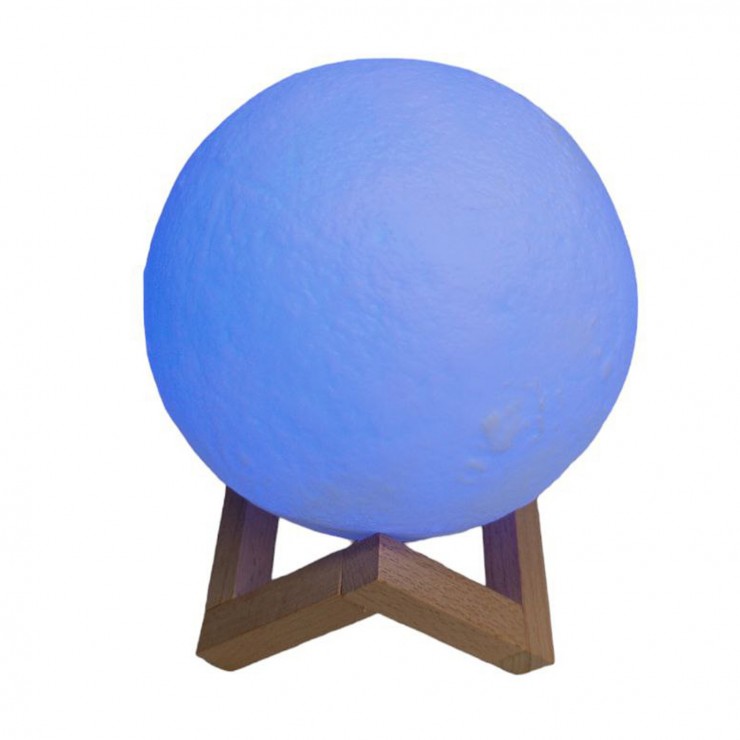 Лампа Moon Lamp с цветной подсветкой