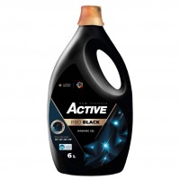Гель для стирки Active, PRO Black, 6 л
