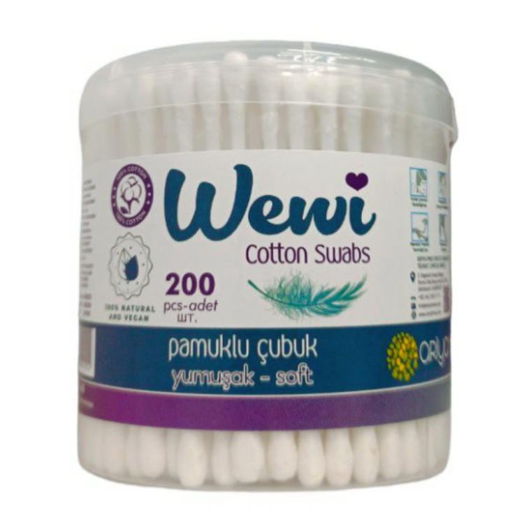 Ватные палочки Wewi 200 buc