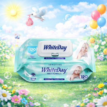 Влажные салфетки White Day Eco 120 шт Влажные салфетки White Day Eco 120 шт