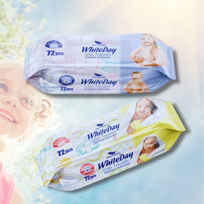 Влажные салфетки White Day Eco 72 шт