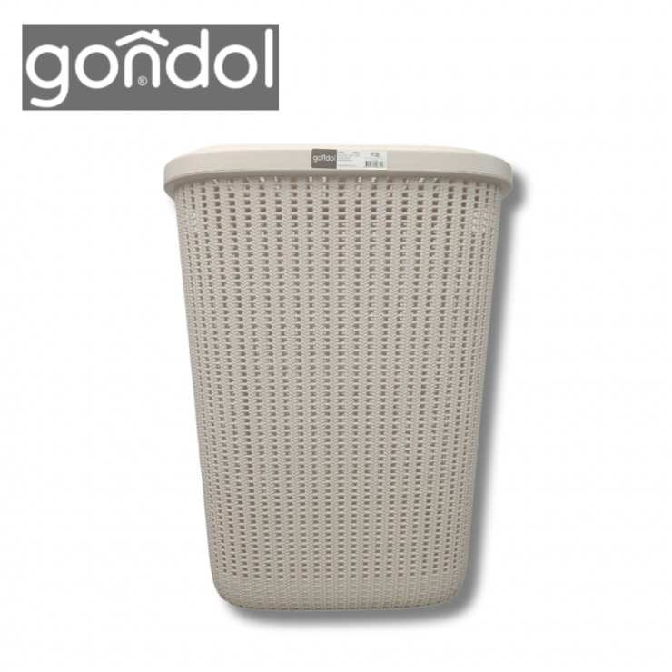 Корзина для белья 57л  Gondol Plastik