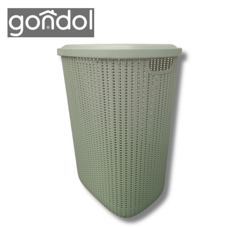 Корзина для белья 57л  Gondol Plastik