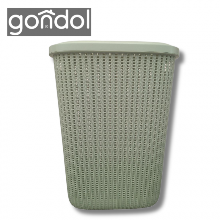 Корзина для белья 57л  Gondol Plastik