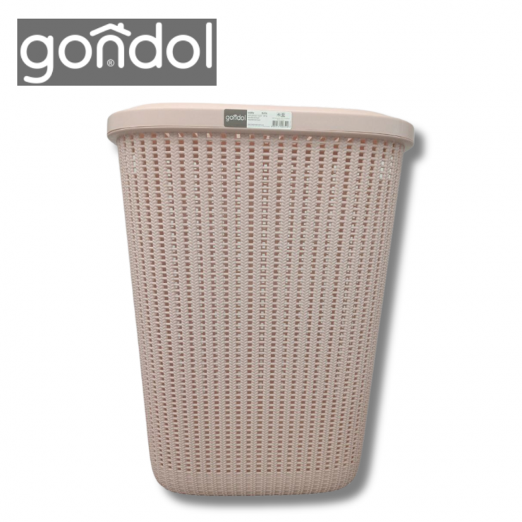 Корзина для белья 57л  Gondol Plastik