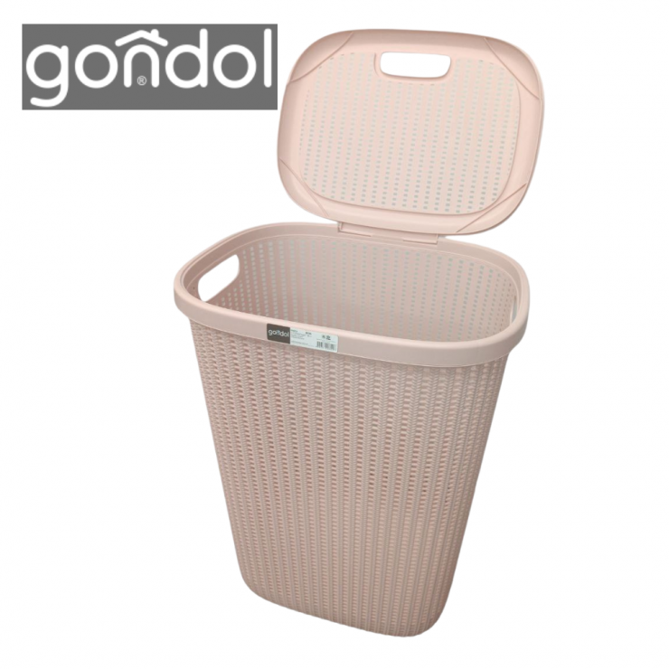 Корзина для белья 57л  Gondol Plastik