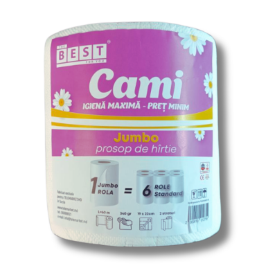 Полотенце бумажное CAMI Jumbo 1рул 340gr