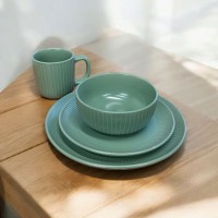 Набор посуды 16 ед, керамика Green