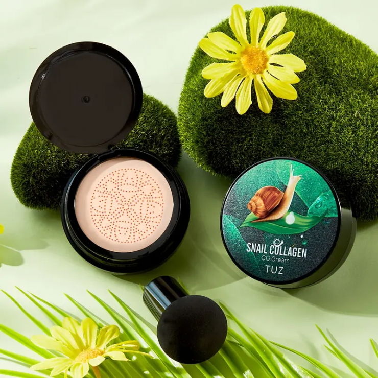 Кушон Tuz Snail Collagen CC Cream