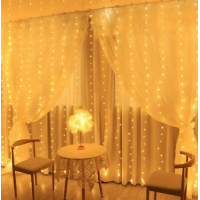 Ghirlanda draperie 3х3 m aurie