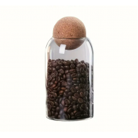 Банка стеклянная с крышкой-шаром 9x15см (800ml)