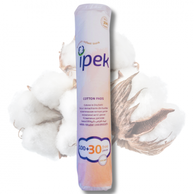 Ватные диски Ipek 100+30шт