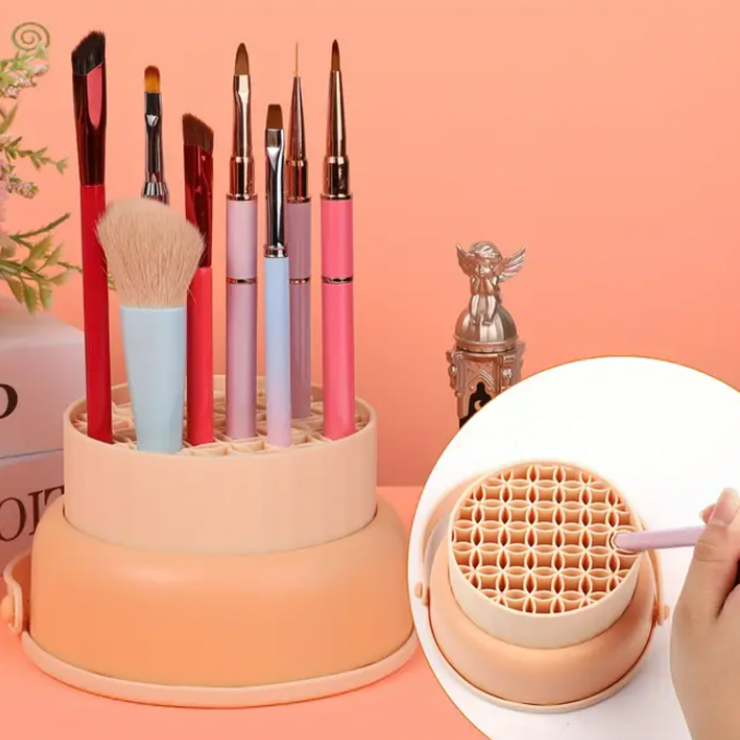 Сушилка-ванночка для кистей Makeup cleaning box