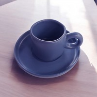 Чашка с блюдцем HM-0001