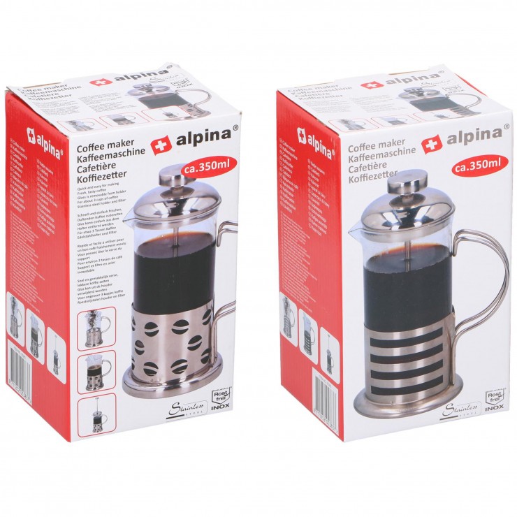 Заварник френч-пресс 350ml Alpina