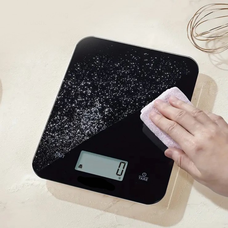 Cantar de bucatarie KE-S 5kg, sticla, Health & Beauty Life