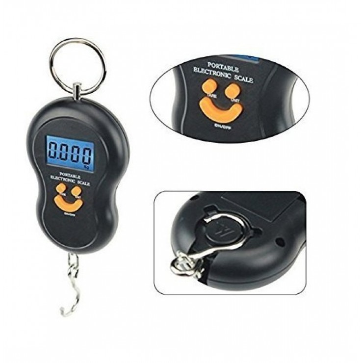 Cantar electronic de mana 50 kg cu iluminare Portable Scale