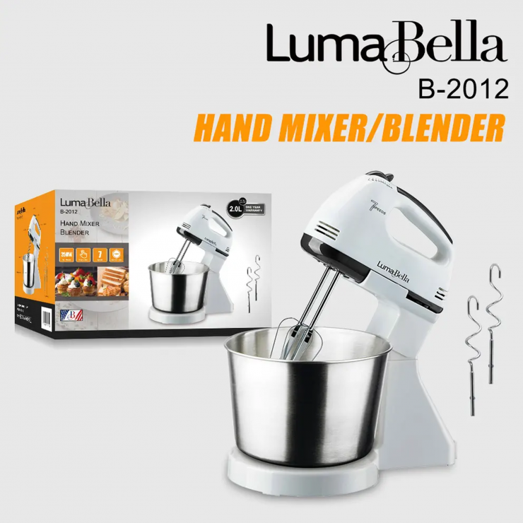 Миксер с чашей 250W 2.0L LumaBella B-2012