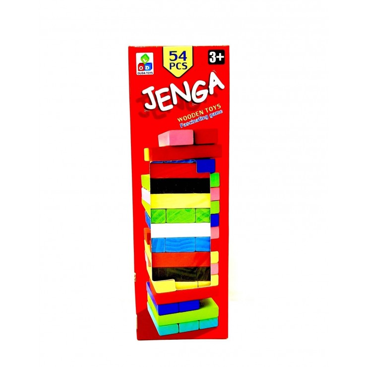 Развивающая игра Jenga / дерево / 54 детали / 3+