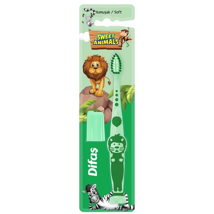 Зубная щетка детская Sweet Animals Difas