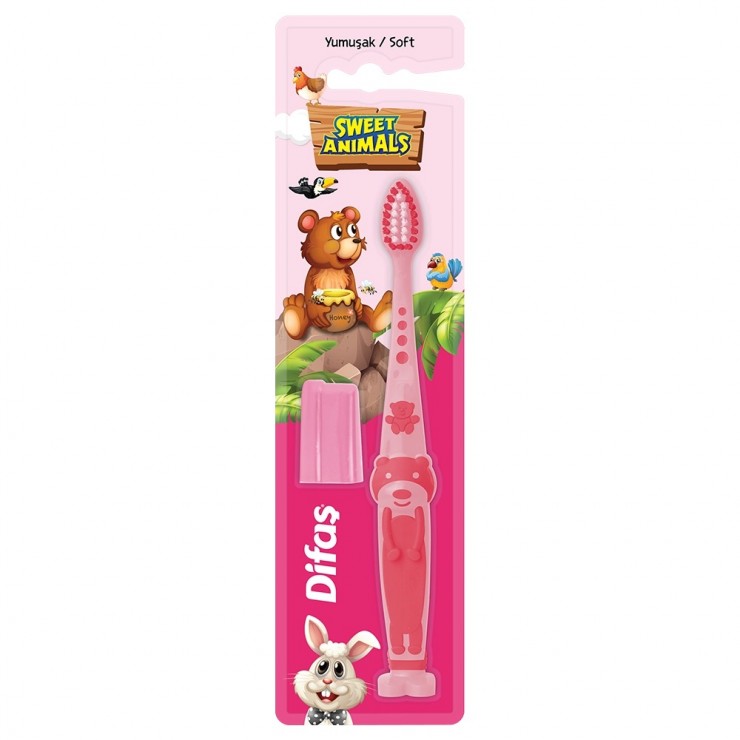 Зубная щетка детская Sweet Animals Difas