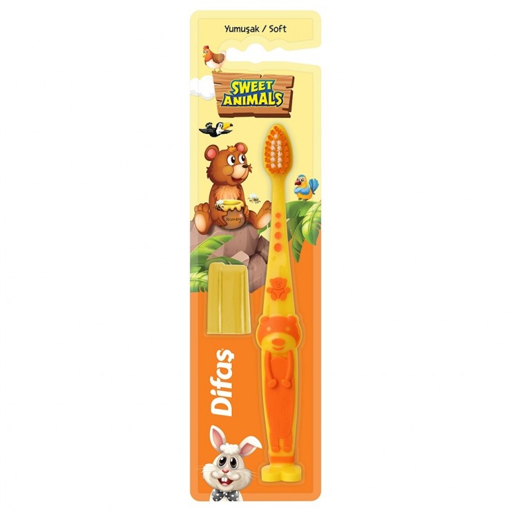 Зубная щетка детская Sweet Animals Difas