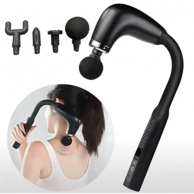 Массажер-пистолет с длинной ручкой Massage Gun
