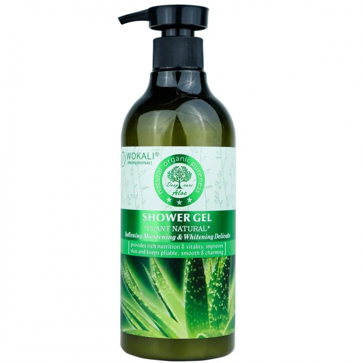 Gel de dus Wokali WKL290 Aloe 900ml
