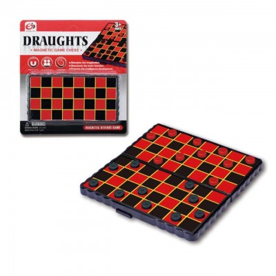 Игра шашки на магните Draughts
