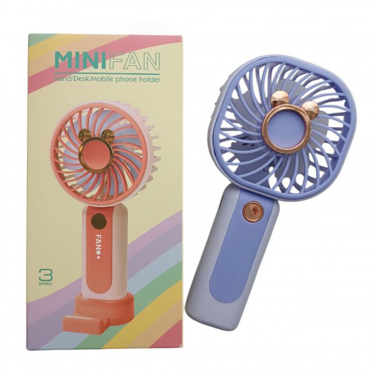 Вентилятор мини, на аккумуляторе Мишка , S180