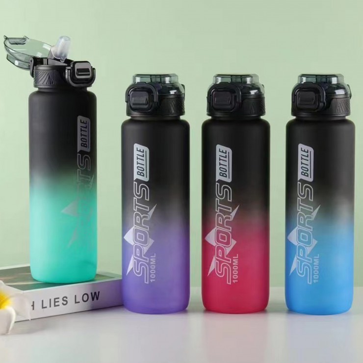 Sticla pentru apa cu gura din silicon Sports 1000ml