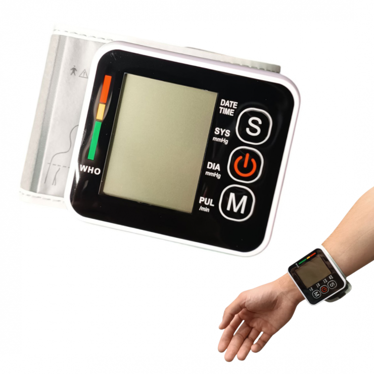 Тонометр на запястье Electronic Blood Pressure Monitor