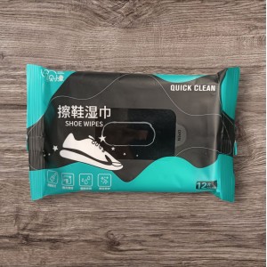 Servetele umede pentru curatare incaltaminte QUICK CLEAN 12buc