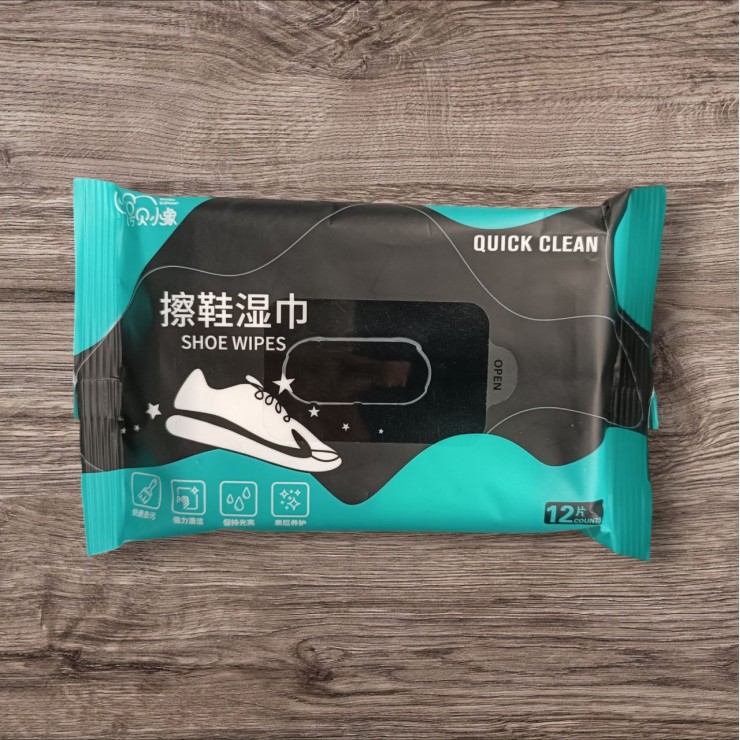 Servetele umede pentru curatare incaltaminte QUICK CLEAN 12buc