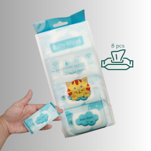 Мини-влажные салфетки Muzilin, набор  8 штук Мини-влажные салфетки Muzilin, набор  8 штук