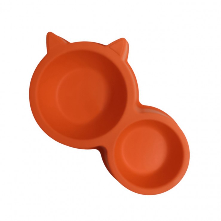 Миска двойная для домашних животных Cat