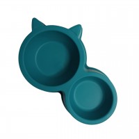 Миска двойная для домашних животных Cat