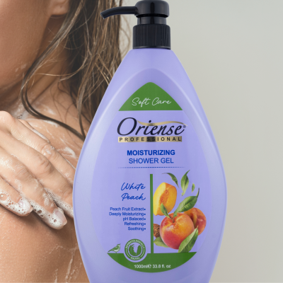 Гель для душа увлажняющий White Peach ORIENSE 1000 ml