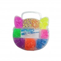 Набор цветных резиночек для плетения браслетов 156шт
