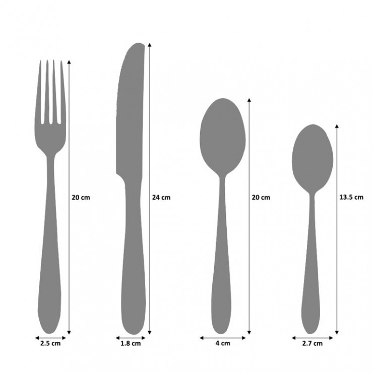Набор столовых приборов Sole Cook 16шт, (art.263-1)