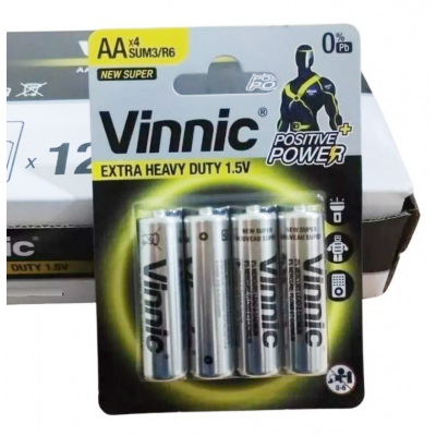 БатарейкиаVinnic АA R6, в наборе (4шт)