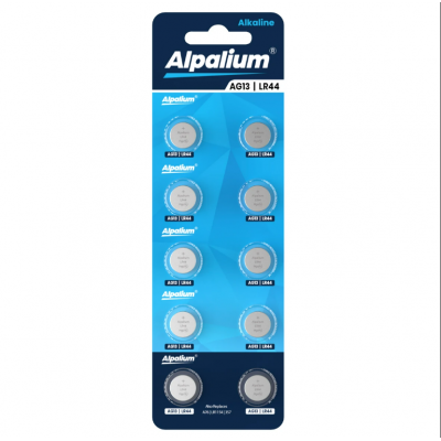 Батарейка ALPALIUM, alcaline, LR44 / AG13