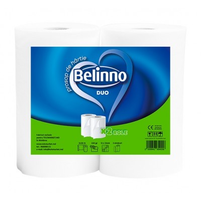 Полотенце бумажное Belinno Duo, 2 слоя