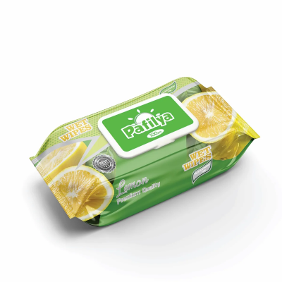 Салфетки влажные Pafilya, Lemon, 120 шт