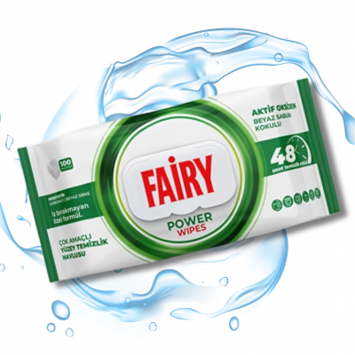 Салфетки влажные FAIRY, для уборки, 100 шт