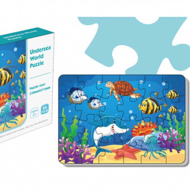 Пазлы Undersea World (водный мир), 24 элементов, 3+