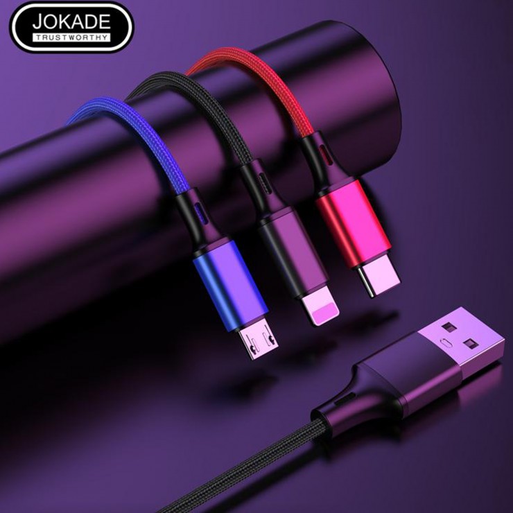 Кабель Jokade  JA012 3in1, 1,2m