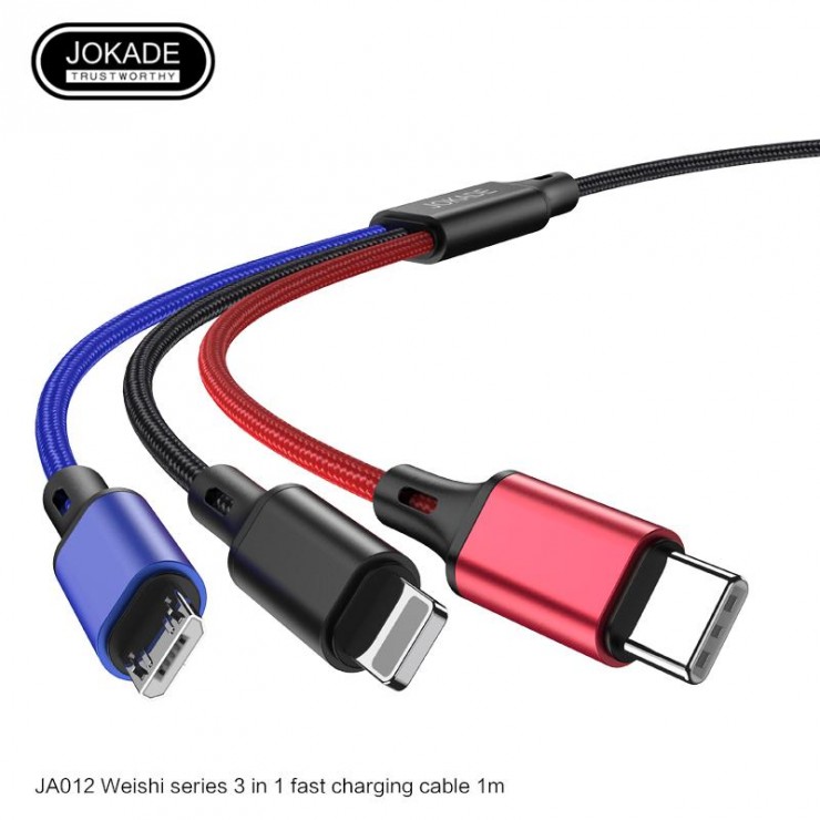 Кабель Jokade  JA012 3in1, 1,2m