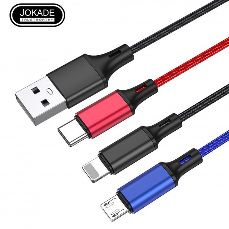 Кабель Jokade  JA012 3in1, 1,2m