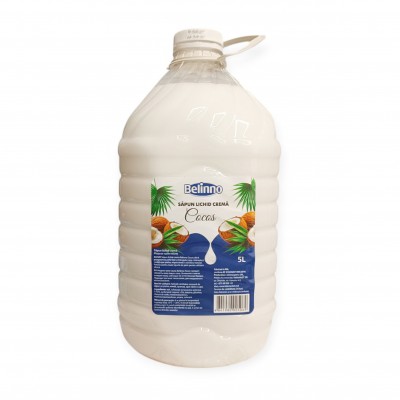 Мыло жидкое Belinno, кокос, 5L
